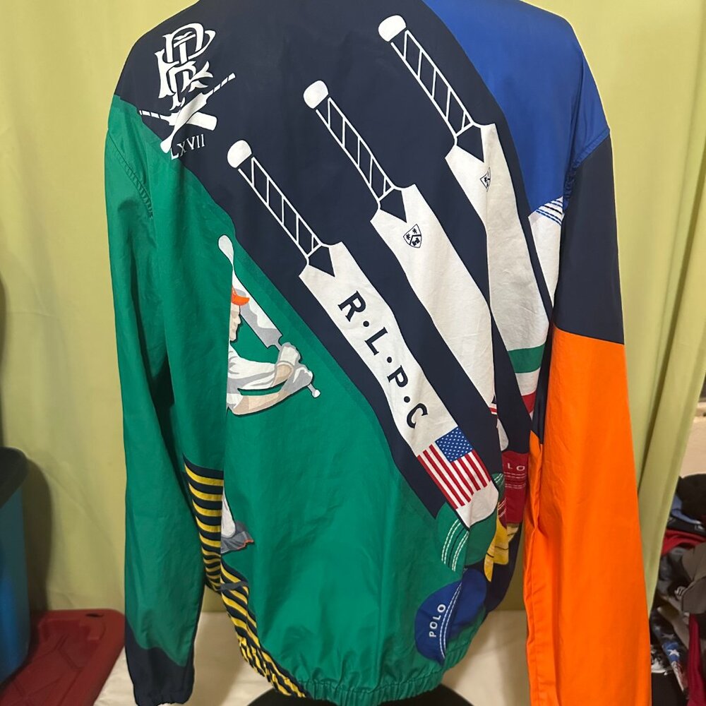 Polo Ralph Lauren RLPC International Rowing & Cricket Men's Windbreaker Jacket - Picture 12 of 16